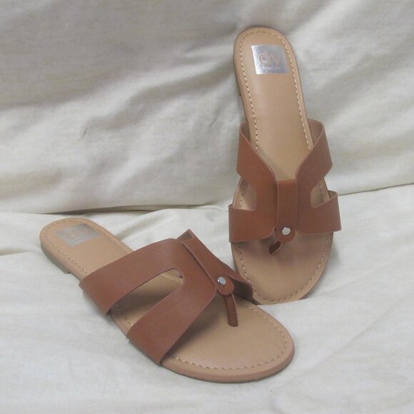 Dolce Vita Shoes - Dolce Vita Brown and Tan Sandals  - Flats Crossover